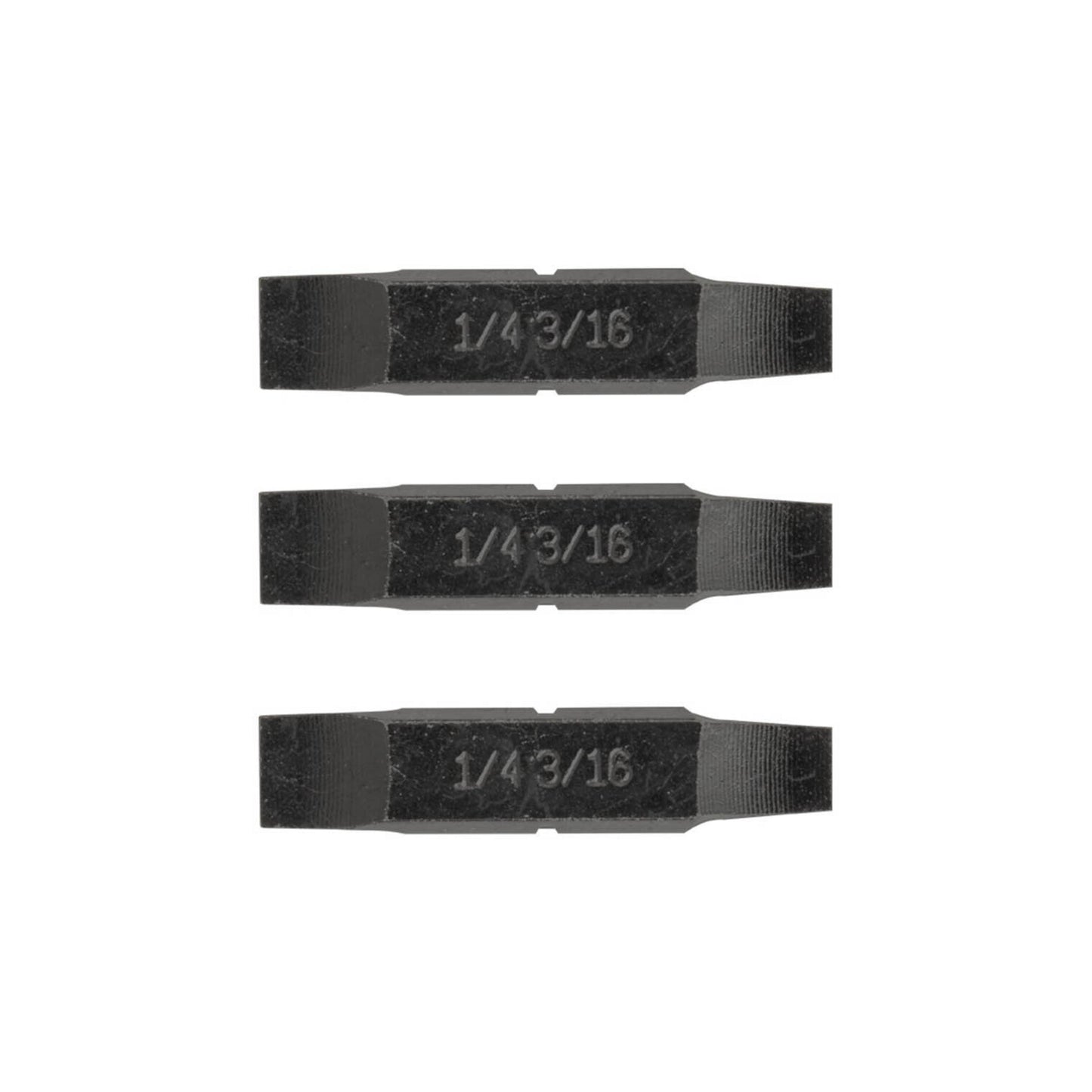 1/4 & 3/16 Flat Screwdriver Bits